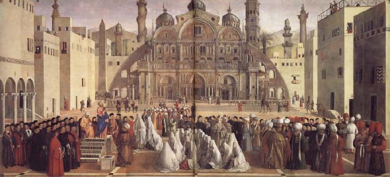 Gentile Bellini St.Mark Preaching in Alexandria